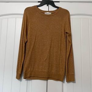 Yellow long sleeve shirt